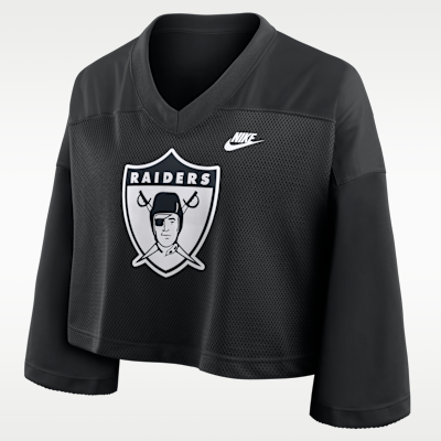 Las Vegas Raiders Rewind Fashion Women's Nike Dri-FIT NFL Cropped